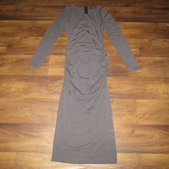Express Dresses & Skirts - Express Dress Dark Grey Size Small Long Sleeve